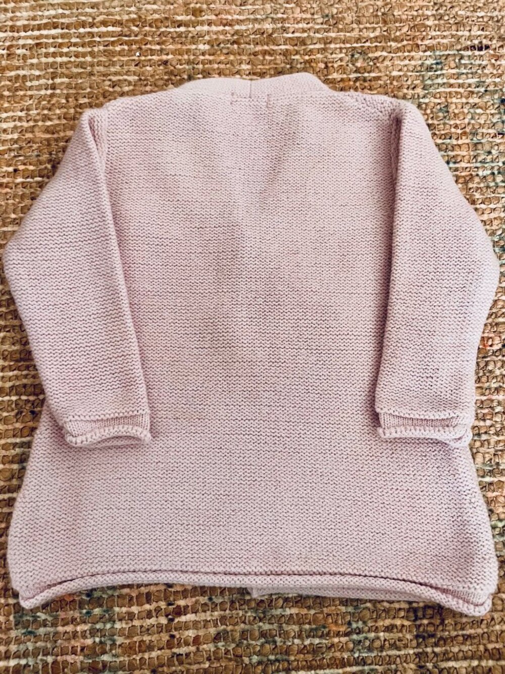 Nipperland Baby Toddler Pink Easter Cardigan w/ Bow and Pearl 12-18 mos. NEW - Picture 7 of 7